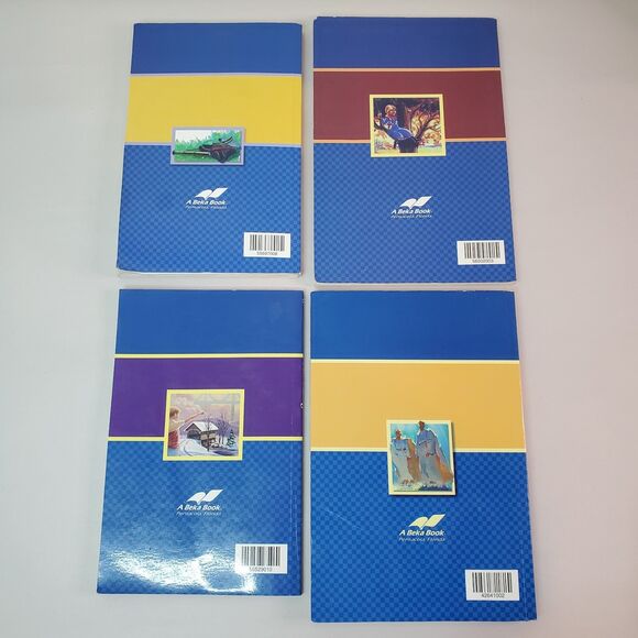 Lot Of 4 Abeka 3rd Grade Readers 3.1, 3.5, 3.6, 3.8 - Pilgrims P Water Damaged - Picture 2 of 13